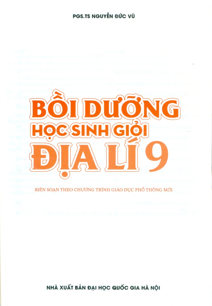 BỒI DƯỠNG HỌC SINH GIỎI ĐỊA LÍ LỚP 9 (Biên soạn theo chương trình GDPT mới)